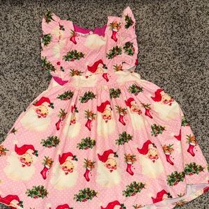 Pink Christmas Themed Dress